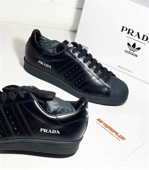 prada x adidas superstar black